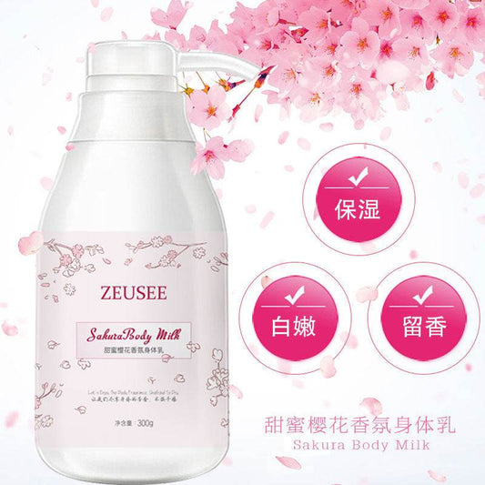 Goat's Milk Body Lotion Cherry Blossom Moisturizing - Mubimart