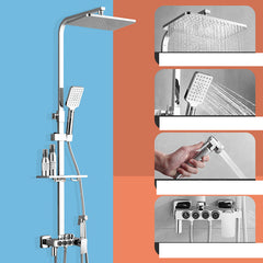 Gold Chromed Shower System with Bidet Spray - Mubimart -  