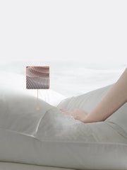 Goose feather back pillow - Mubimart -  