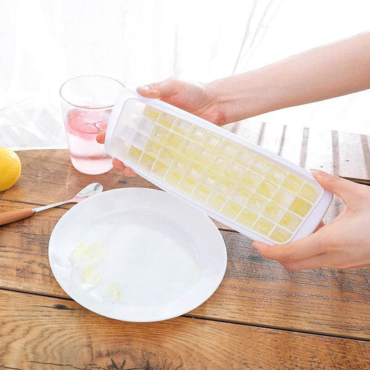 Grids Ice Cube Tray Plastic Ice Cube Maker Sphere Mold For Cocktail - Mubimart