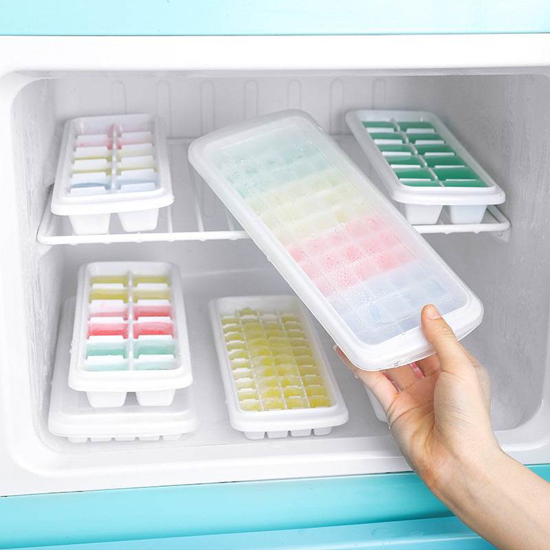 Grids Ice Cube Tray Plastic Ice Cube Maker Sphere Mold For Cocktail - Mubimart