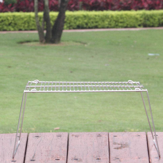 Grill Stainless Steel Picnic Barbecue Stove Rack - Mubimart