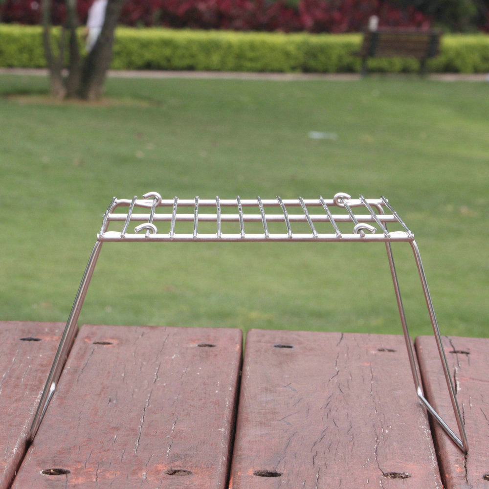 Grill Stainless Steel Picnic Barbecue Stove Rack - Mubimart -  