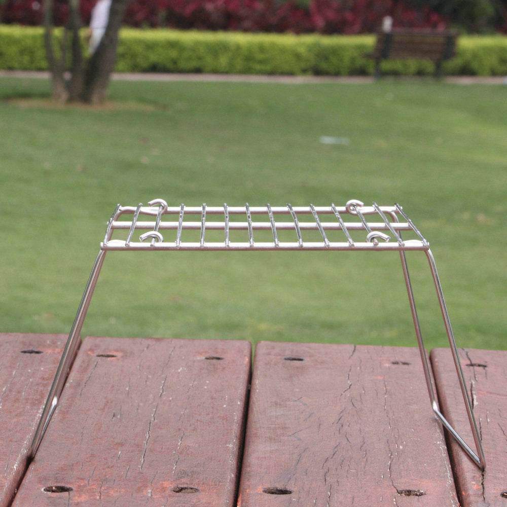 Grill Stainless Steel Picnic Barbecue Stove Rack - Mubimart