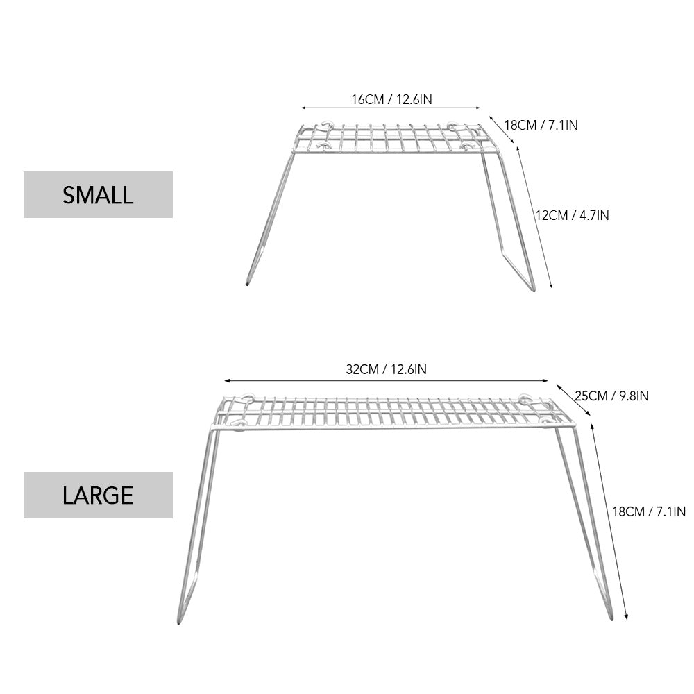 Grill Stainless Steel Picnic Barbecue Stove Rack - Mubimart -  