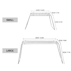 Grill Stainless Steel Picnic Barbecue Stove Rack - Mubimart -  