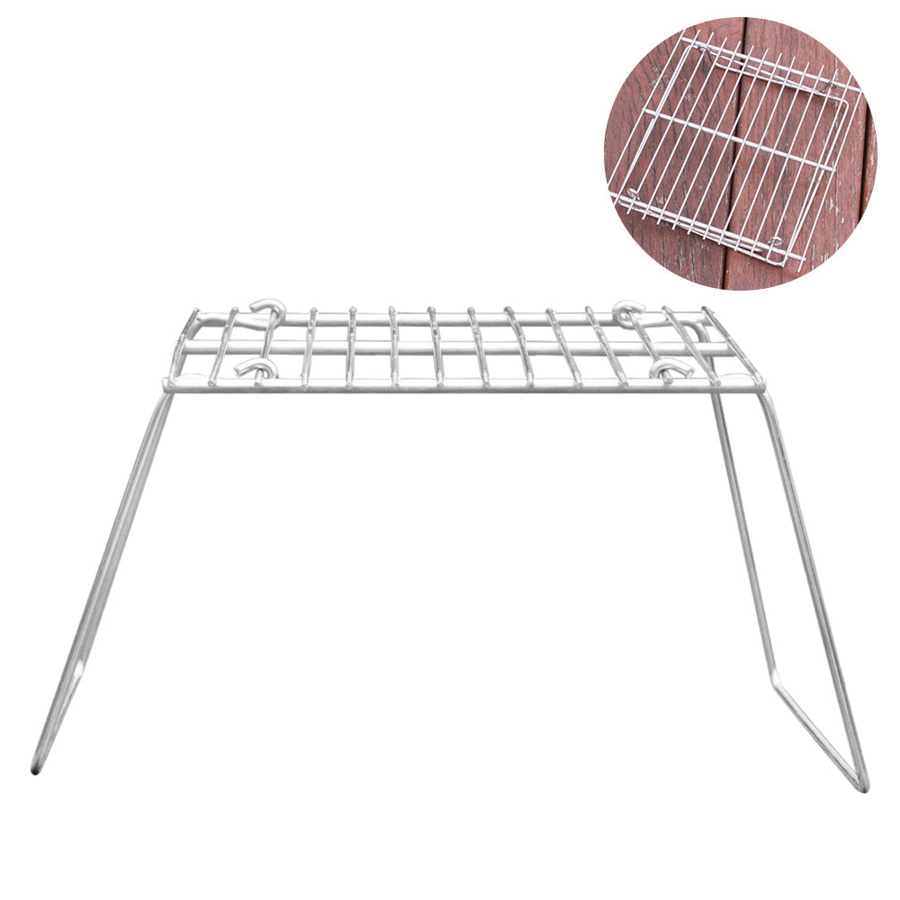 Grill Stainless Steel Picnic Barbecue Stove Rack - Mubimart - Outdoor grills 