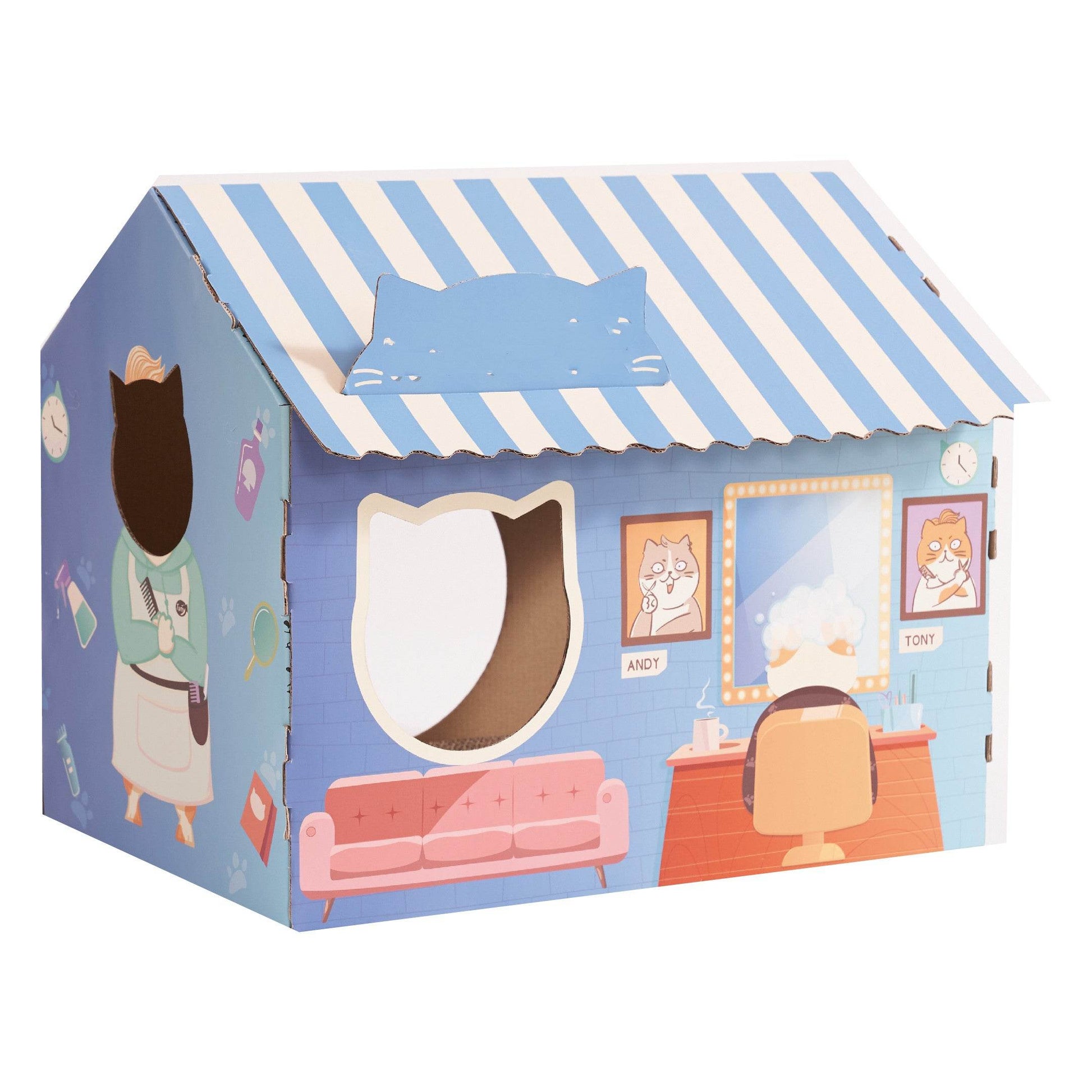 Grocery House Ice Product House Modeling House Cat House Nest Scratcher - Mubimart