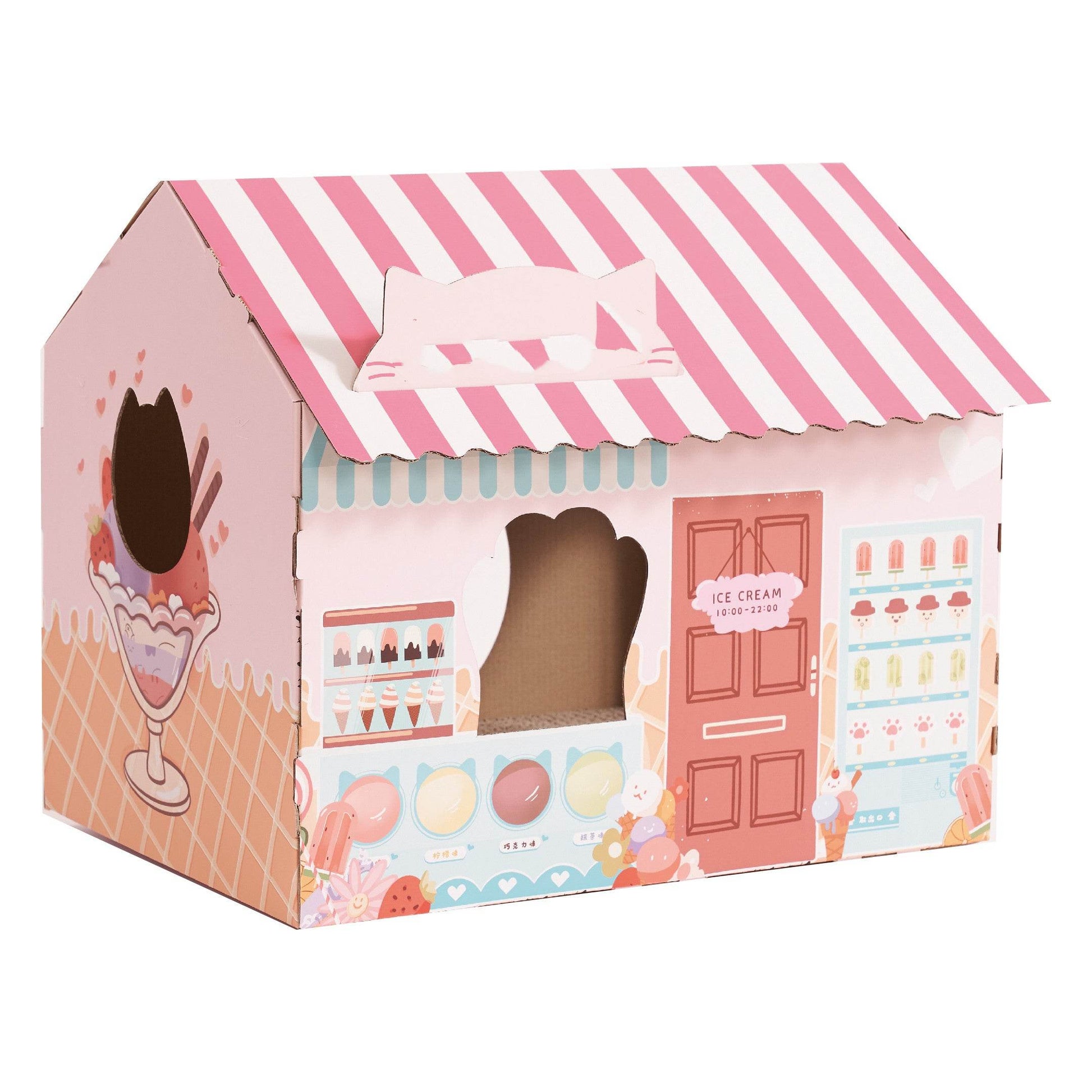 Grocery House Ice Product House Modeling House Cat House Nest Scratcher - Mubimart