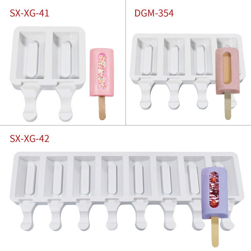 Groove Ice Cream Silicone Mold New Popsicle Ice Cream Mold - Mubimart -  