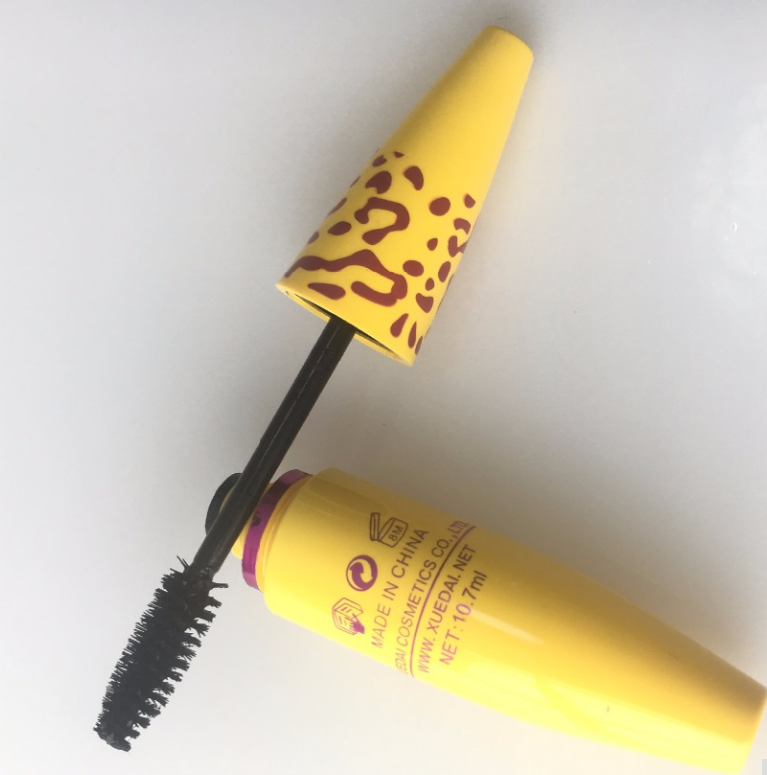 Growth Mascara Leopard-shaped Yellow Tube Thick Curling Waterproof Mascara - Mubimart -  