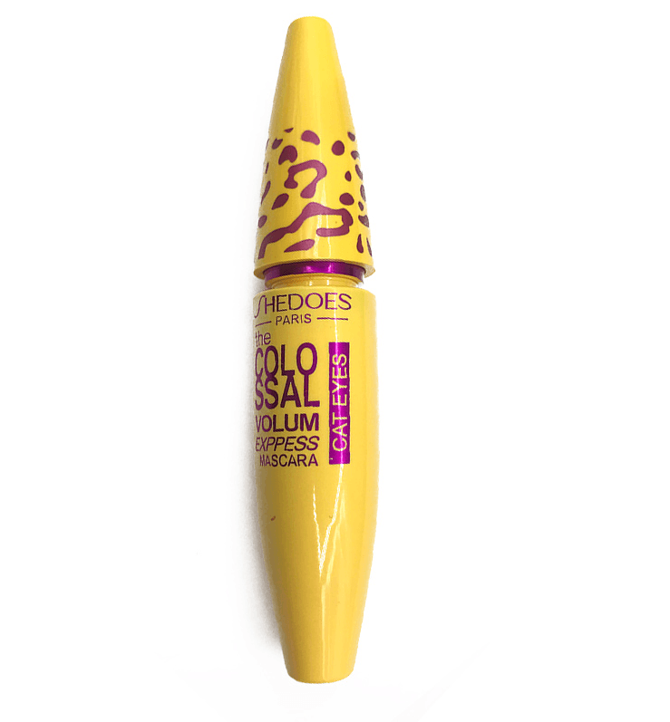 Growth Mascara Leopard-shaped Yellow Tube Thick Curling Waterproof Mascara - Mubimart