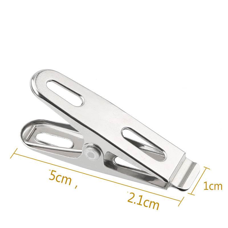 Guangkai Stainless Steel Clip Drying Clothes Clip Spring Drying Socks Clothes Windproof Clip Big Clip Drying Quilt Clip Manufacturer - Mubimart