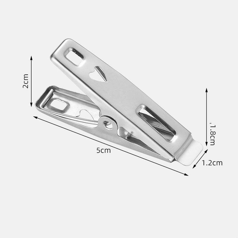 Guangkai Stainless Steel Clip Drying Clothes Clip Spring Drying Socks Clothes Windproof Clip Big Clip Drying Quilt Clip Manufacturer - Mubimart