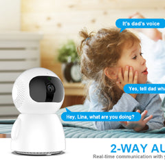 HD WIFI Wireless PTZ Camera Home Security Baby Monitor ICSee - Mubimart - Security Camera 