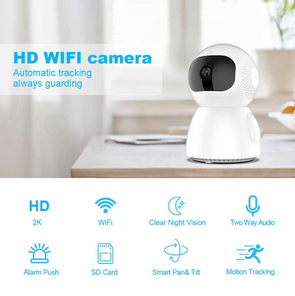 HD WIFI Wireless PTZ Camera Home Security Baby Monitor ICSee - Mubimart -  