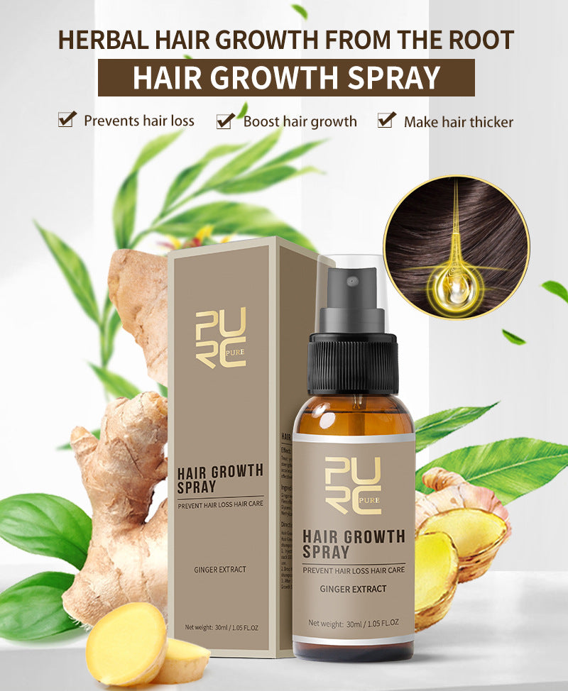 Hair Care Ginger Spray Shampoo Suit - Mubimart -  