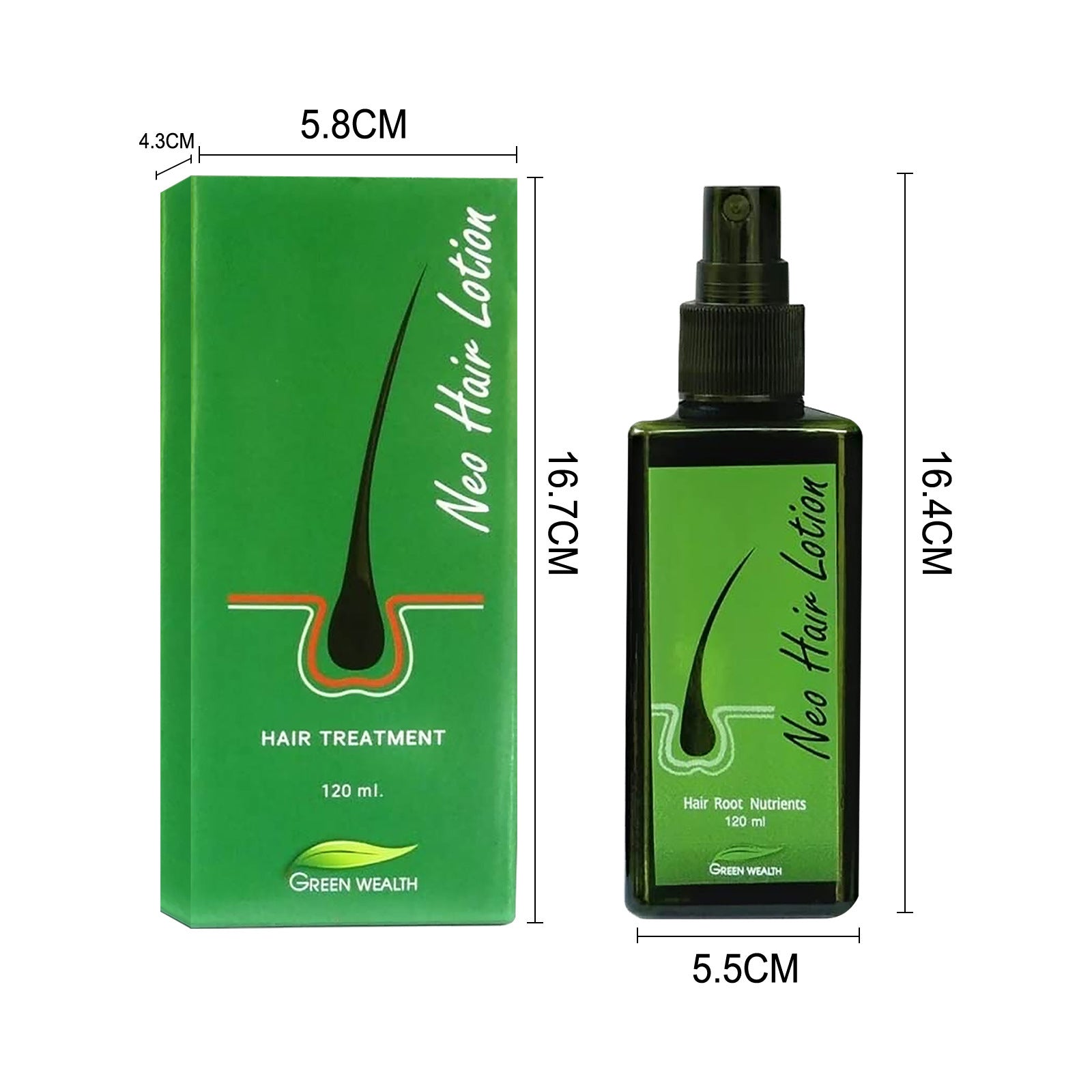 Hair Care Growth Lotion Spray - Mubimart -  