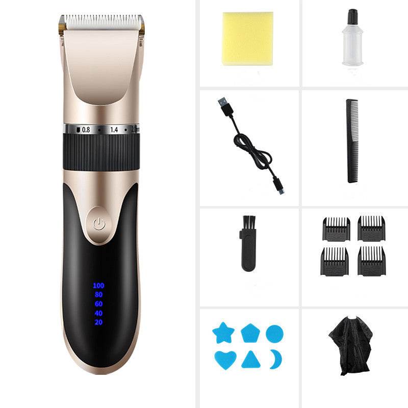 Hair Clipper, Electric Clipper, Rechargeable Electric Clipper - Mubimart