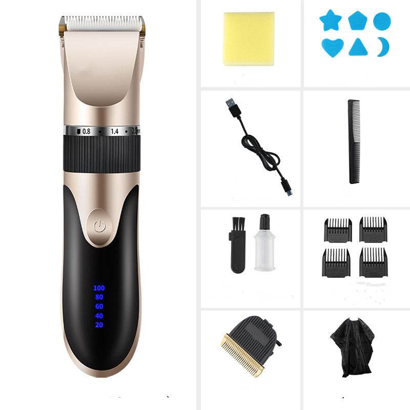Hair Clipper, Electric Clipper, Rechargeable Electric Clipper - Mubimart