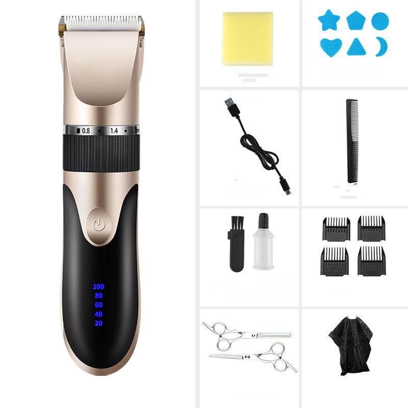 Hair Clipper, Electric Clipper, Rechargeable Electric Clipper - Mubimart