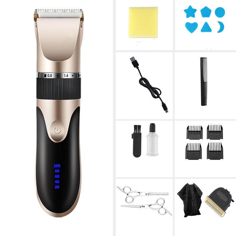 Hair Clipper, Electric Clipper, Rechargeable Electric Clipper - Mubimart
