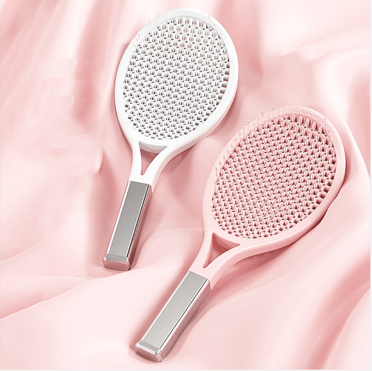 Hair Comb Tennis Racket Fluffy Combs High Skull Top Hair Artifact Airbag Cushion Massage Comb Barber Tools Hair Detangler Hairbrush For Thick Hair Self Cleaning Curly Hair Brush For Curly Hair - Mubimart