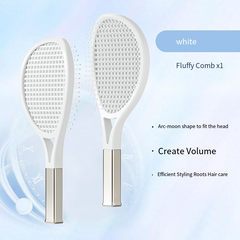 Hair Comb Tennis Racket Fluffy Combs High Skull Top Hair Artifact Airbag Cushion Massage Comb Barber Tools Hair Detangler Hairbrush For Thick Hair Self Cleaning Curly Hair Brush For Curly Hair - Mubimart -  