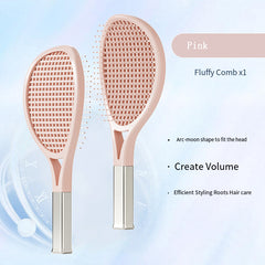 Hair Comb Tennis Racket Fluffy Combs High Skull Top Hair Artifact Airbag Cushion Massage Comb Barber Tools Hair Detangler Hairbrush For Thick Hair Self Cleaning Curly Hair Brush For Curly Hair - Mubimart - Hair Comb 