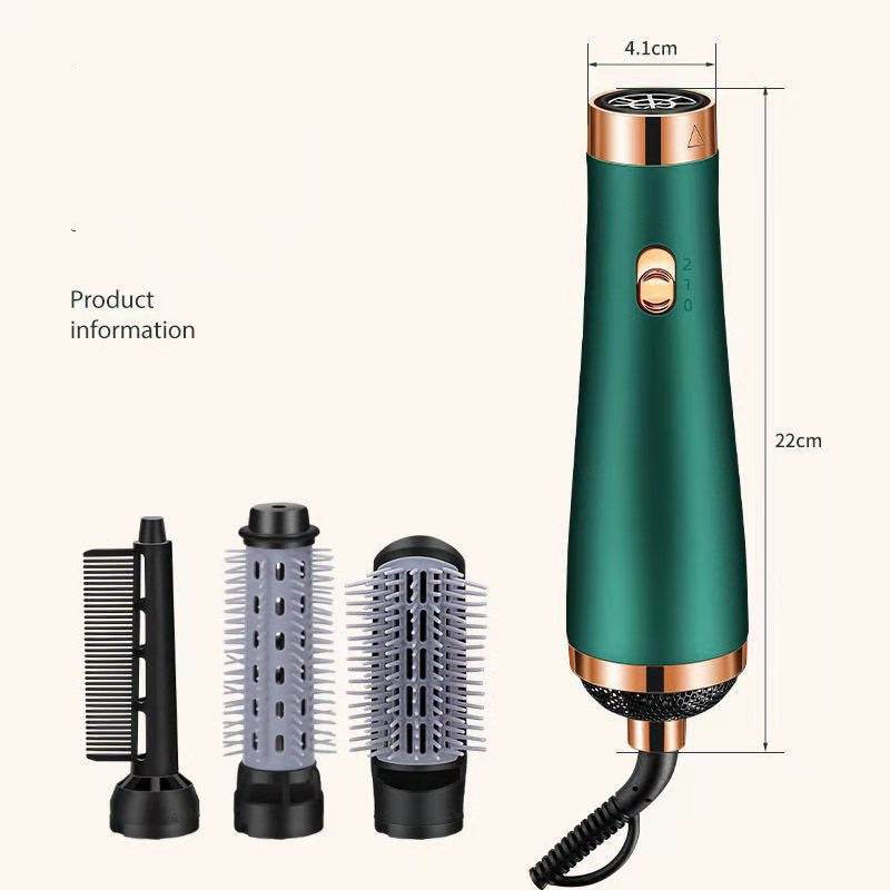 Hair Dryer Multifunctional Three-In-One High-Power Hair Dryer Curling Iron Hair Straightener Gift - Mubimart