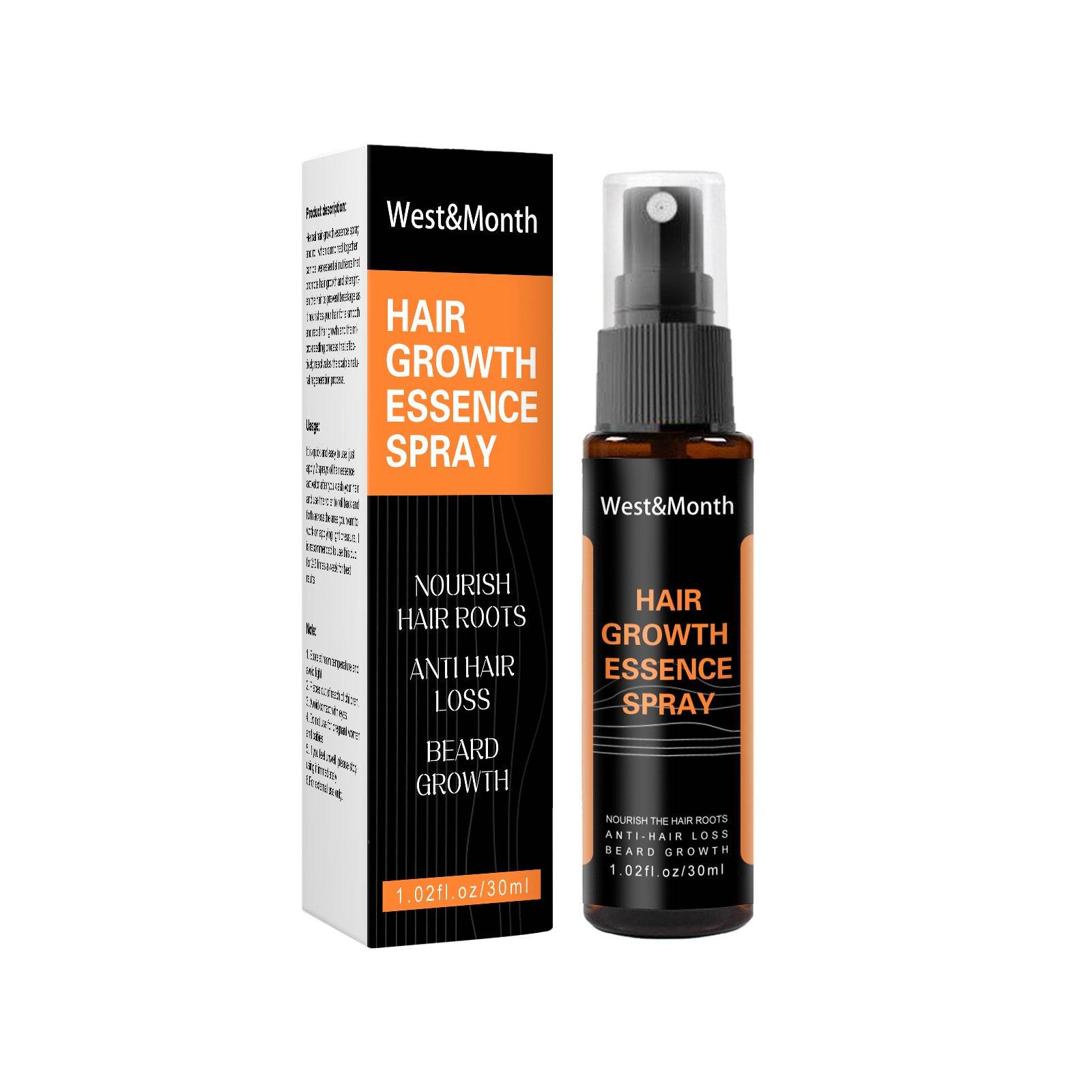 Hair Growth Spray Anti-hair Nourishing Growth Liquid - Mubimart