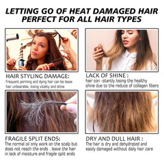 Hair Heat Insulation Protection Spray Curly Hair - Mubimart -  