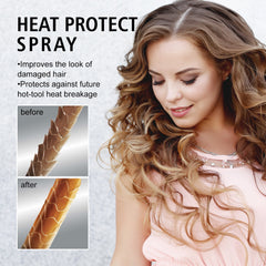 Hair Heat Insulation Protection Spray Curly Hair - Mubimart -  