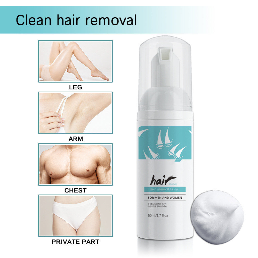 Hair Removal Cream Mousse Foam Skin Care - Mubimart -  