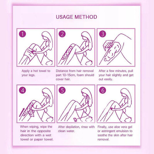 Hair Removal Cream Spray Foam - Mubimart