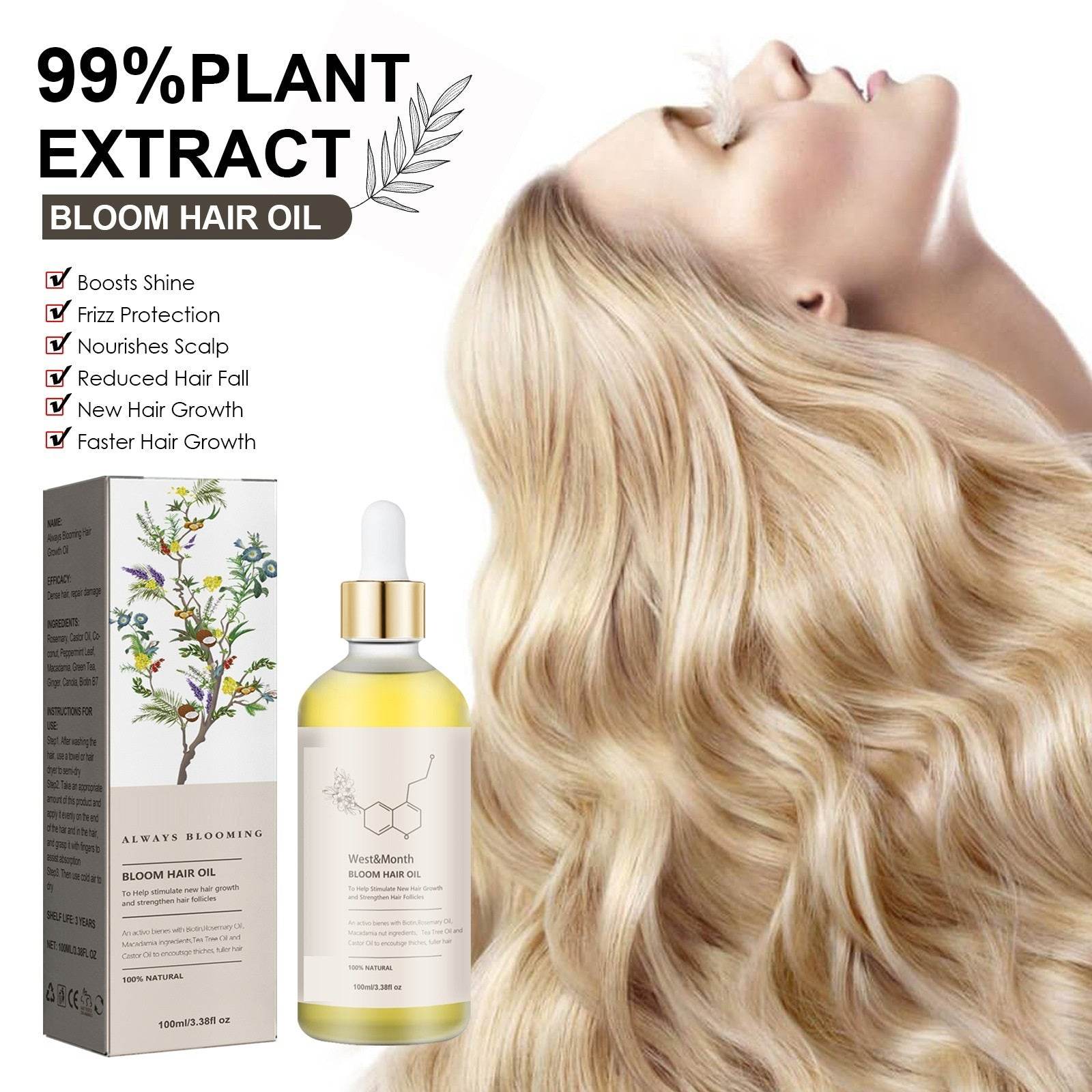Hair Repair Damaged Dry Manic Moisturizing Thick Hair Care Essential Oil - Mubimart