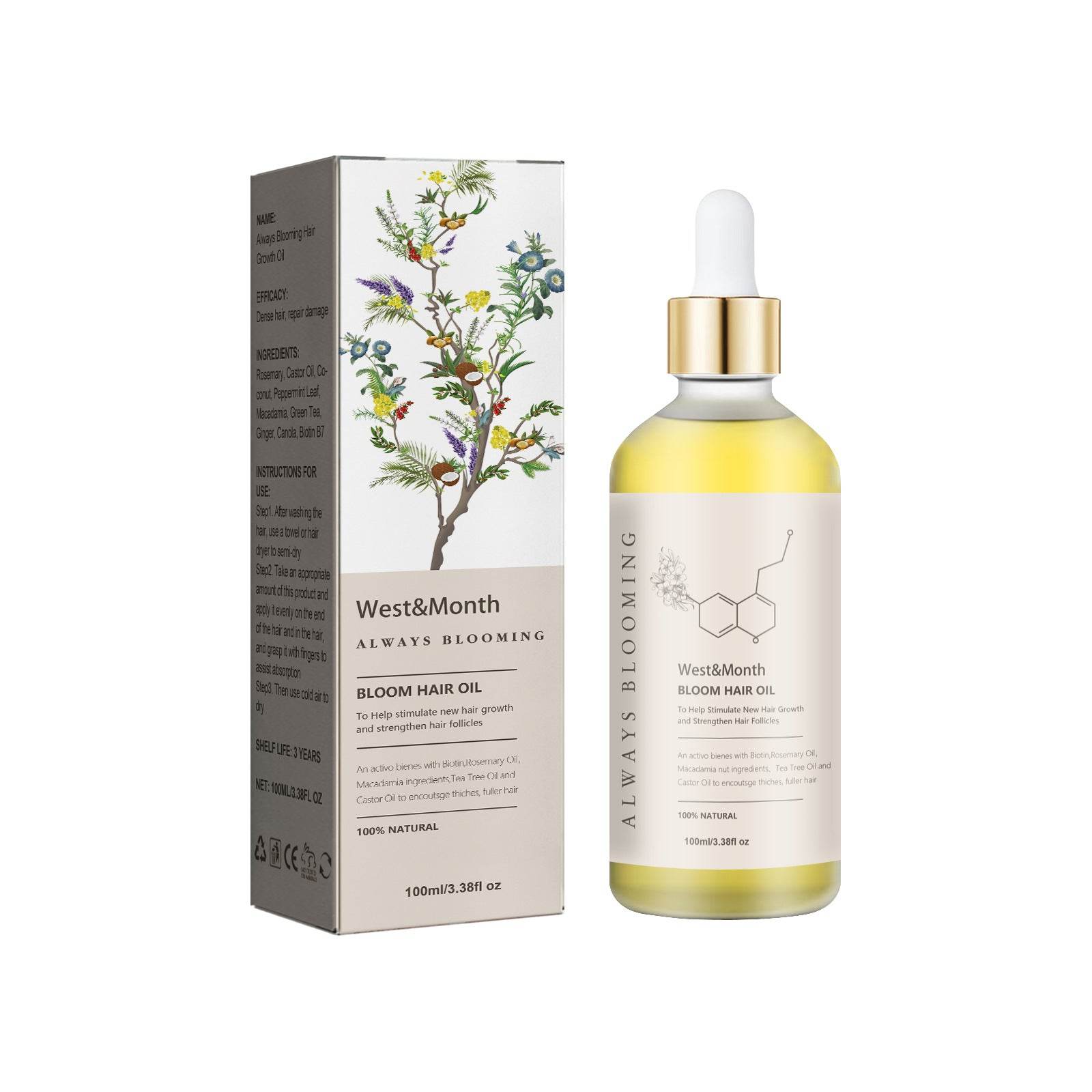 Hair Repair Damaged Dry Manic Moisturizing Thick Hair Care Essential Oil - Mubimart