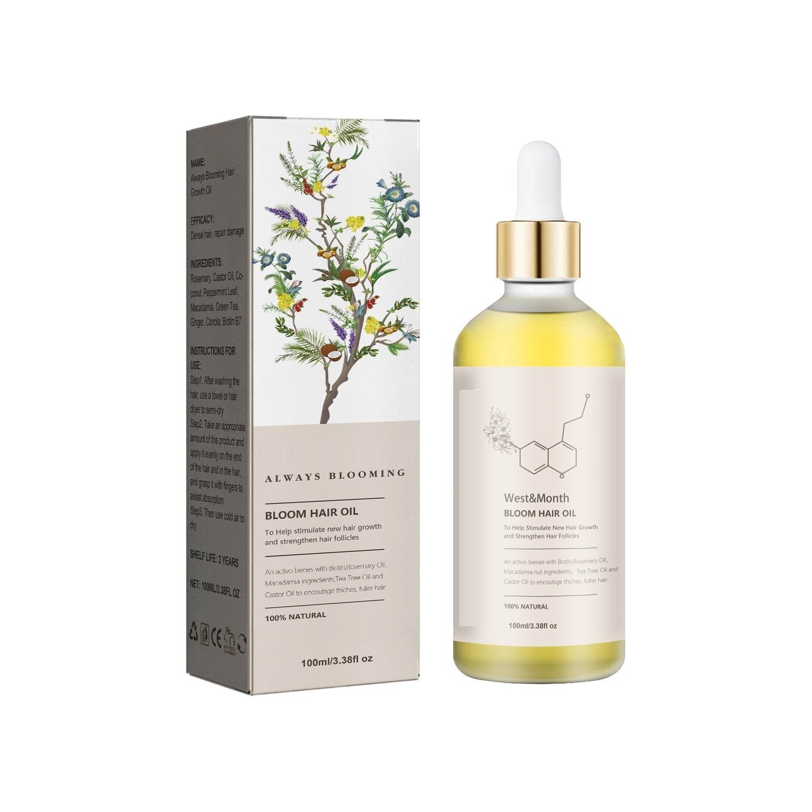 Hair Repair Damaged Dry Manic Moisturizing Thick Hair Care Essential Oil - Mubimart