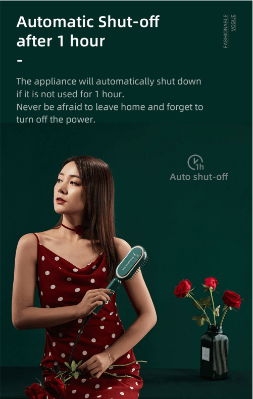 Hair Straightener Brush Hair Styling Tools Other Hair Salon Equipment Transfer Print Surface - Mubimart