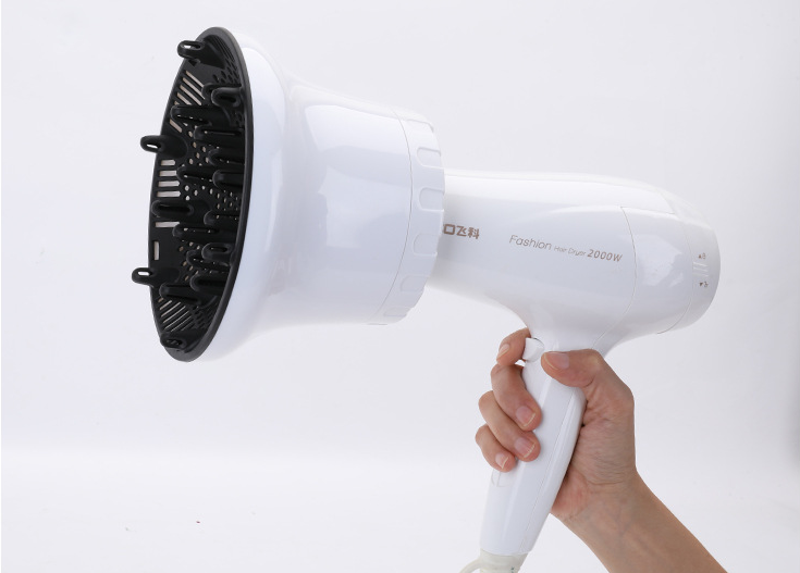 Hair dryer with wind hood - Mubimart -  