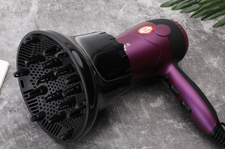 Hair dryer with wind hood - Mubimart -  