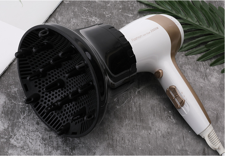 Hair dryer with wind hood - Mubimart -  