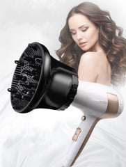 Hair dryer with wind hood - Mubimart -  