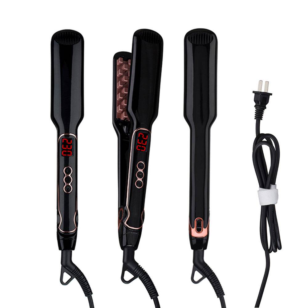 Hairdressing Tools Fluffy Hair Straightener Styling Hair Straightener - Mubimart