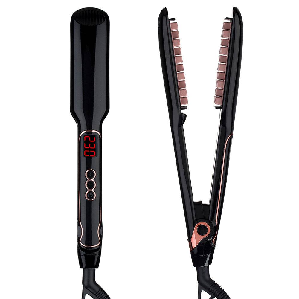 Hairdressing Tools Fluffy Hair Straightener Styling Hair Straightener - Mubimart