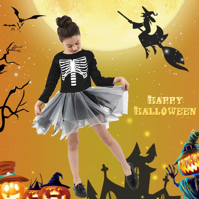 Halloween Costume Child Costume Cosplay Performance Costume Halloween Dress - Mubimart