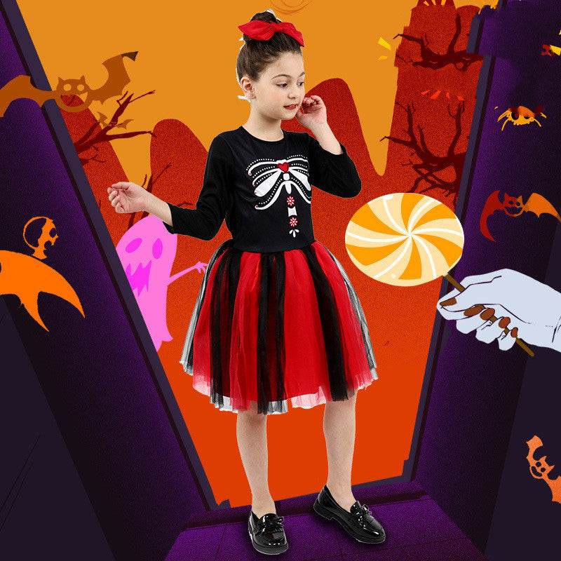 Halloween Costume Child Costume Cosplay Performance Costume Halloween Dress - Mubimart