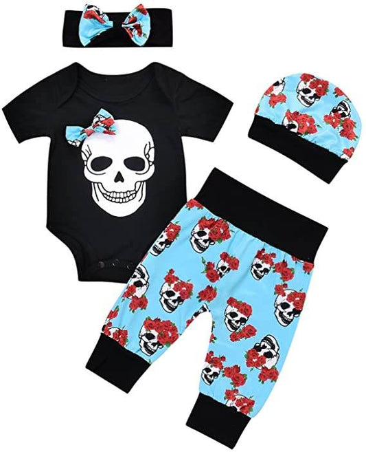 Halloween baby four-piece set - Mubimart