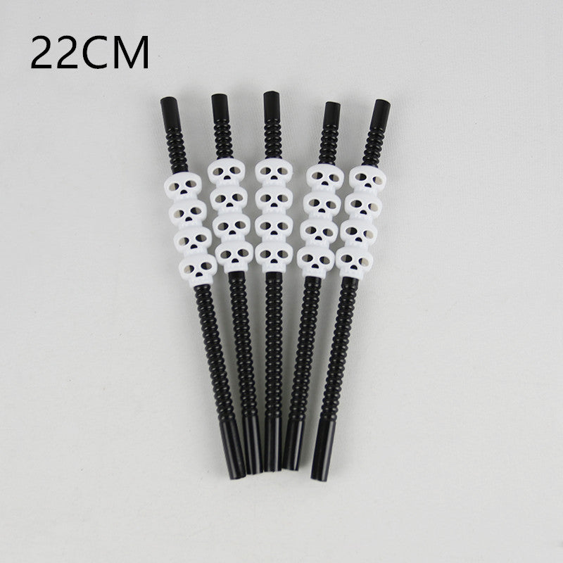 Halloween plastic straws - Mubimart -  