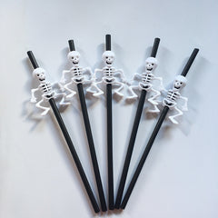 Halloween plastic straws - Mubimart -  